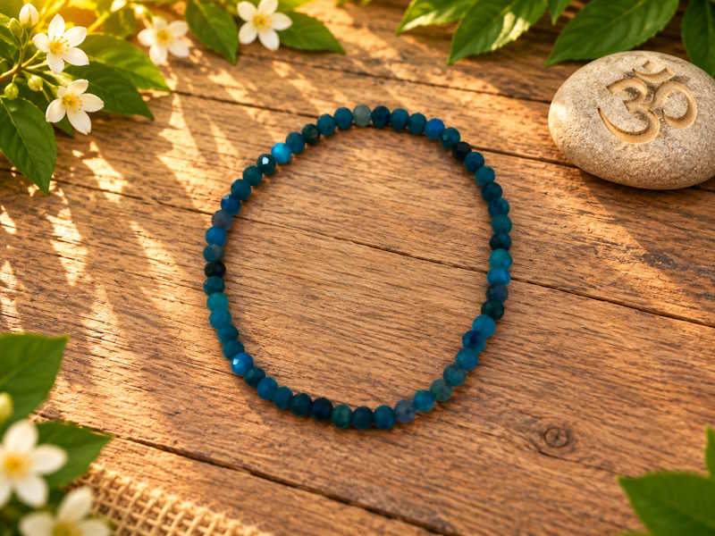 Pulsera Apatito bola facetada